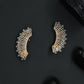 Glide Fan Earcuff with Sculpted Linear Arrangement