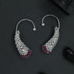 Petal Plume Earcuff with Flowing Fan Detailing