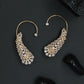 Petal Plume Earcuff with Flowing Fan Detailing