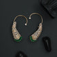 Petal Plume Earcuff with Flowing Fan Detailing