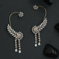 Garden Crest Earcuff with Tapered Tassel Layout