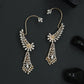 Jasmine Wing Earcuff with Hanging Leaf Tassels