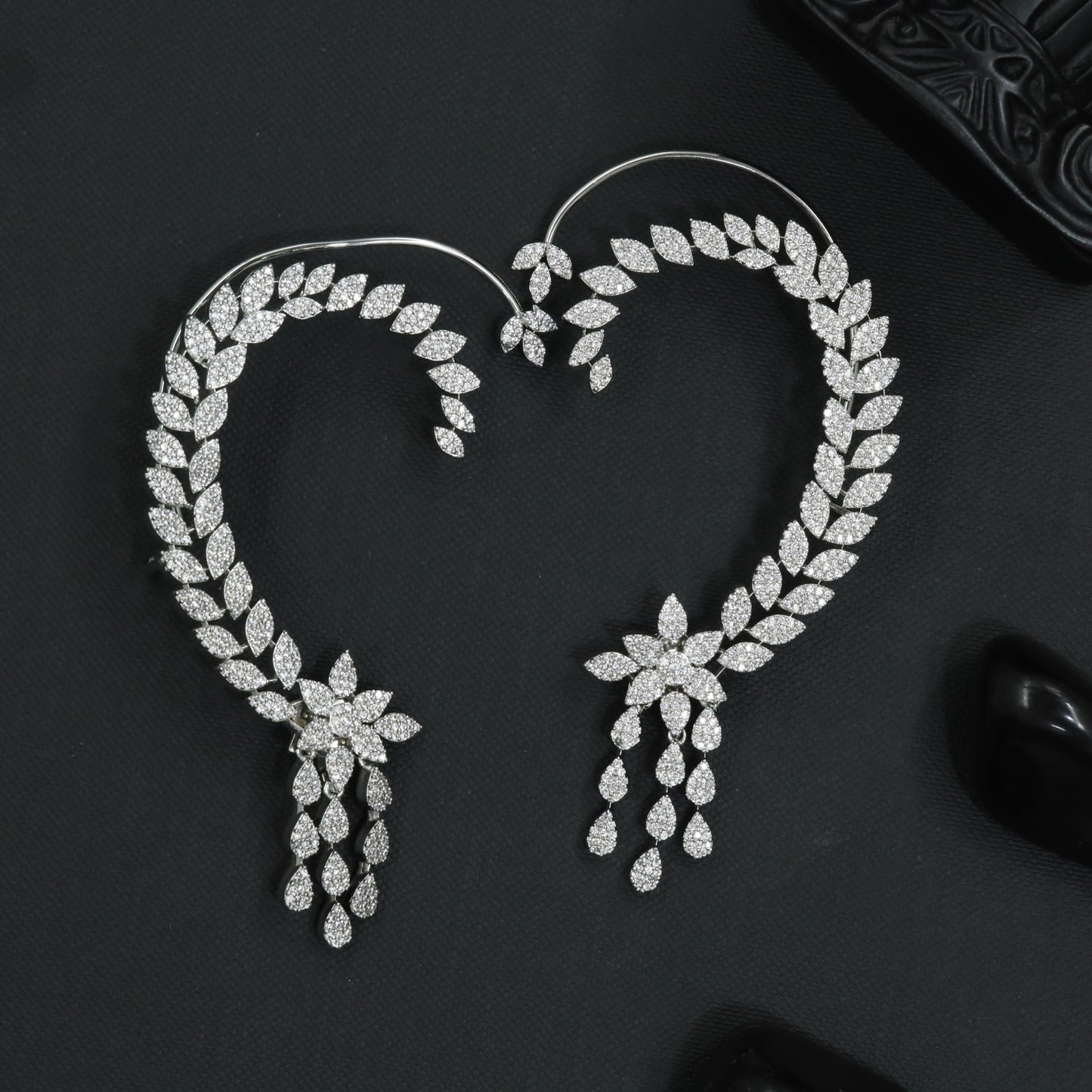 Aerial Vine Earcuff with Leaf Trail Detailing