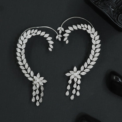 Aerial Vine Earcuff with Leaf Trail Detailing