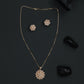 Minimal Bloom Chain With Layered Floral Accent