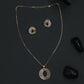 Contour Ring Chain With Sculpted Circular Styling
