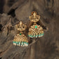 Dome Antique Jumka with Lakshmi Crest and Hanging Fringe