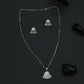 Celestial Bloom Pendant With Coordinated Earrings