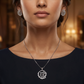 Twisted Garland Chain With Layered Pendant Styling