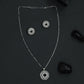 Sculpted Rosette Chain With Textured Circular Styling
