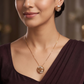 Interlock Globe Chain With Sculpted Pendant Styling