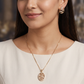 Interlock Crest Chain With Layered Border Detailing