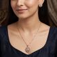Slender Triangle Chain With Matching Round Studs