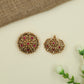 Royal Sun and Moon Antique Brooch with Circular Temple Detailing