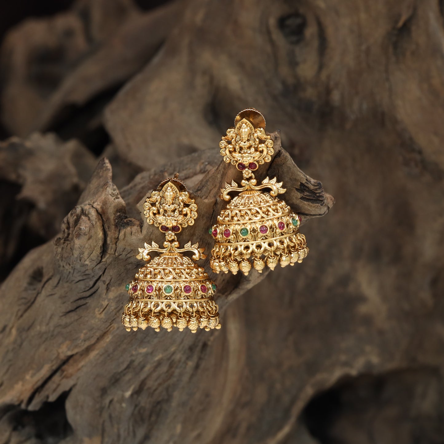 Designer Antique Jumka featuring Ornamental Archwork