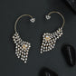 Jewel Wing Earcuff with Flowing Cluster Layout