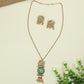 Grand Elephant Pendant Chain With Decorative Floral Accents