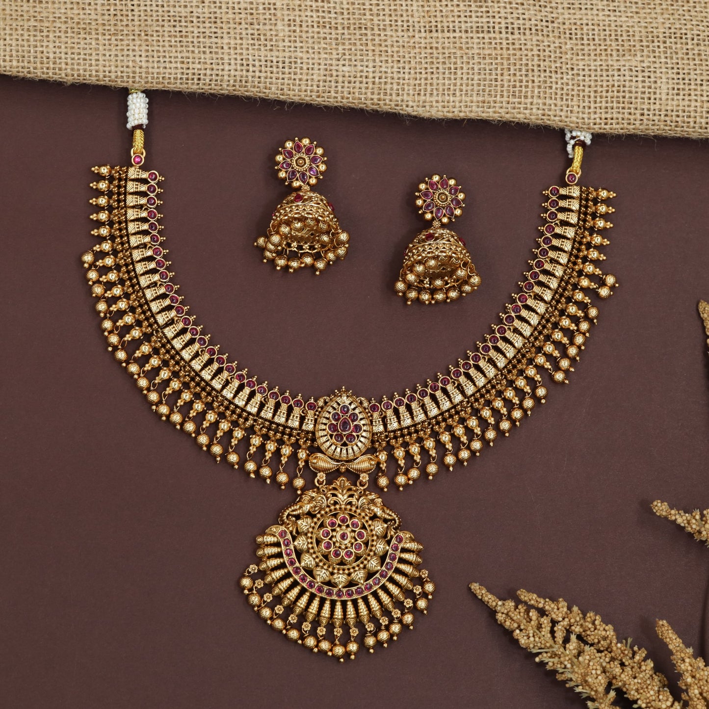 Signature Fringe Necklace Antique Necklace