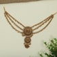 Festive Circular Lakshmi Frame With Decorative Chains Antique JB+Mati