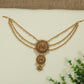 Festive Circular Lakshmi Frame With Decorative Chains Antique JB+Mati