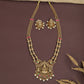 Royal Dual Strand Lakshmi Pendant Antique Long Haara