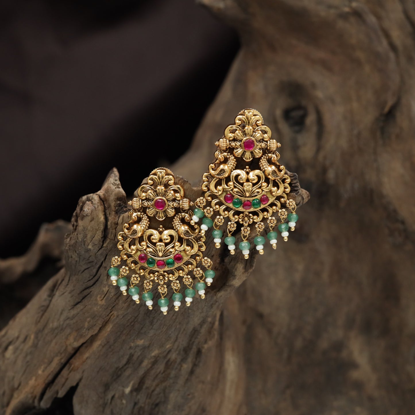Premium Ornamental Scrollwork With Fringe Drops Antique Hangings
