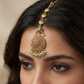 Antique Disc Pendant Tikka With Decorative Hanging Fringe