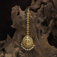 Antique Lakshmi Pendant Tikka With Sunburst Border Detailing