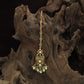 Antique Leaf Link Tikka With Ornate Pendant Fringe Detailing