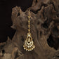 Traditional Border Work Antique Tikka With Drop Pendant Styling
