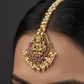 Antique Long Chain Tikka With Lakshmi Centre Pendant