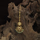 Evarique Ornamental Oval Antique Tikka Fringe Ornament