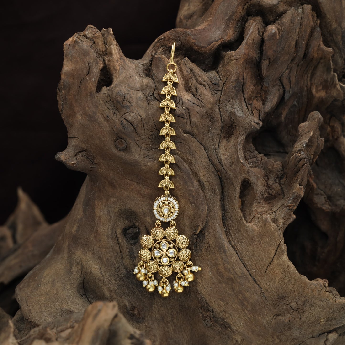 Premium Cluster Pendant Antique Tikka