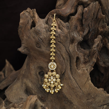Premium Cluster Pendant Antique Tikka