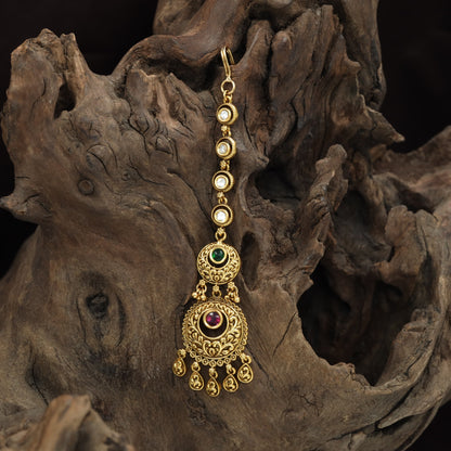 Traditional Pendant Fringe Antique Tikka Ornament