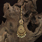 Premium Floral Border Antique Tikka With Ornamental Fringe Design