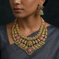 Antique Bridal Long Haara With Elephant Chain Styling