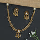 Antique Short Necklace With Decorative Paisley Link Design
