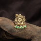 Grand Antique Finger Ring framed by Krishna Embossed Borders
