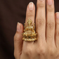 Grand Antique Finger Ring framed by Lakshmi Embossed Borders