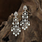 Designer Cascade Hanging with Structured Pearl Chains and Dangling Details
