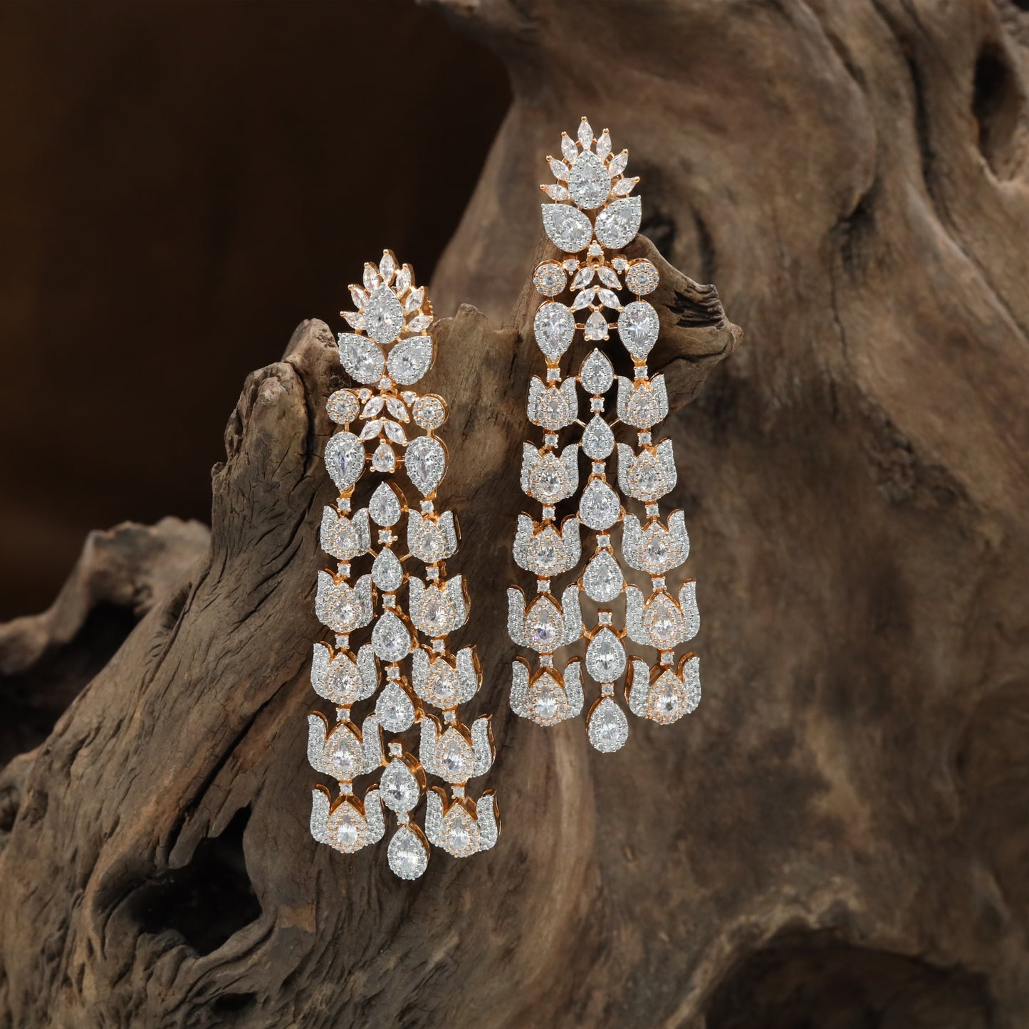 Classic Drape Hanging with Cascading Drop Sections and Openwork