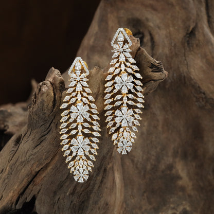 Signature Drape Hanging with Decorative Marquise Layout and Open Detailing