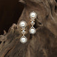 Bridal Drop Hanging with Floral Arrangement and Pearl Frame Layout