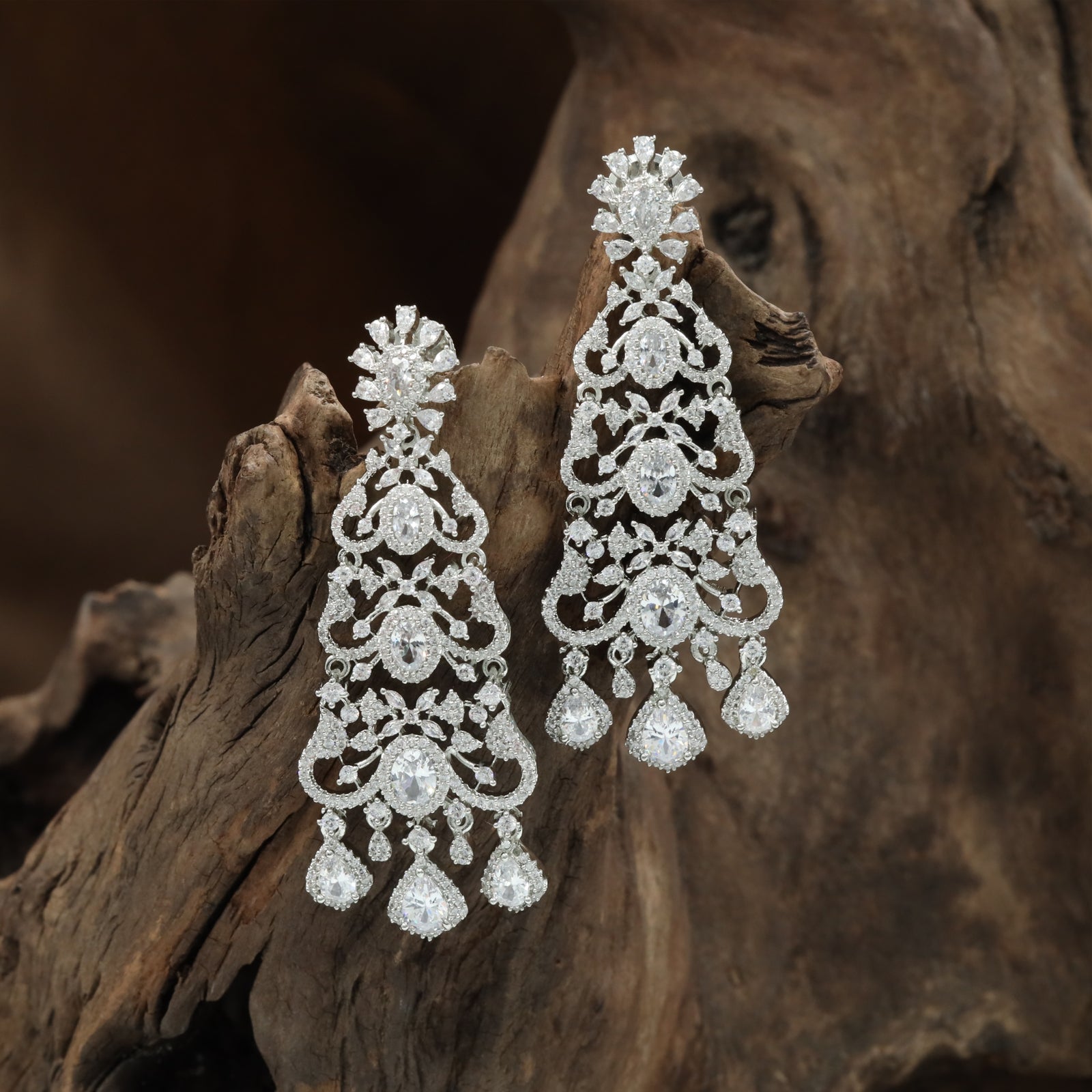 Premium Dangle Hanging with Cascading Drop Clusters and Openwork