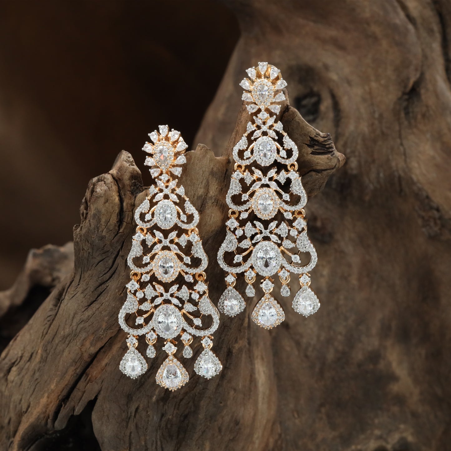 Premium Dangle Hanging with Cascading Drop Clusters and Openwork