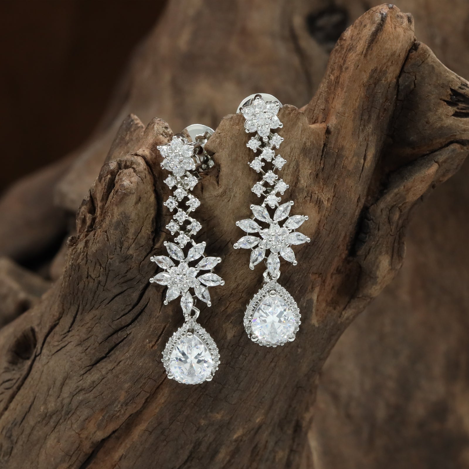 Floretide Dangle Hanging with Cascading Floral Detailing