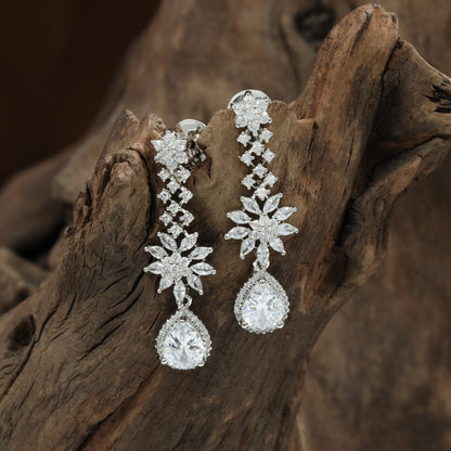 Floretide Dangle Hanging with Cascading Floral Detailing