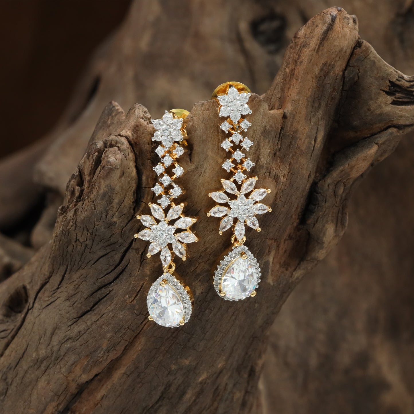 Floretide Dangle Hanging with Cascading Floral Detailing