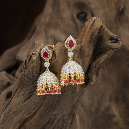 Grand Crystal GJ Jumka with Layered Dome Border Layout